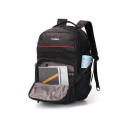 Рюкзак TORBER ПРОРЫВ с отделением для ноутбука 15", чёрный, полиэстер, 49 х 34,5 х 18,5 см
