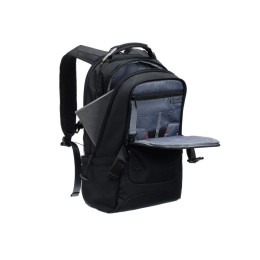 Рюкзак TORBER ДРАЙВ с отделением для ноутбука 15.6", чёрный, полиэстер, 32 х 14 х 52 см, 24л