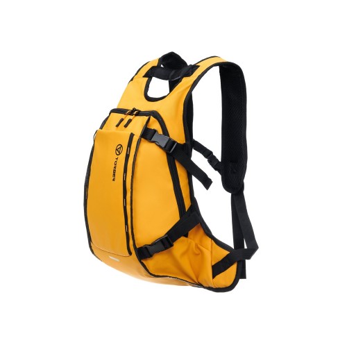 Рюкзак TORBER РИТМ, желтый, полиэстер 900D с PU покрытием, 45 х 32 х 20 см