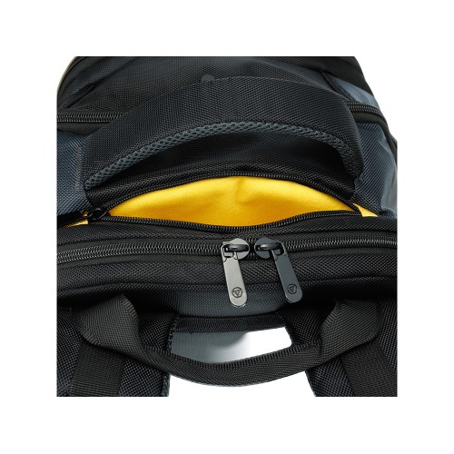 Рюкзак TORBER МЕГАПОЛИС с отделением для ноутбука 15.6", чёрный/серый, полиэстер, 35,5 х 23 х 45 см