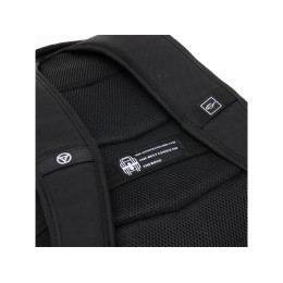 Рюкзак TORBER ПРОРЫВ с отделением для ноутбука 15.6", черный, полиэстер, 46.5х32.5х15.5 см, 24 л