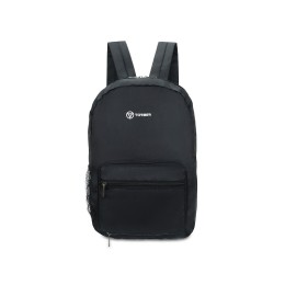 Рюкзак складной TORBER, черный, полиэстер, 49x33x12 см