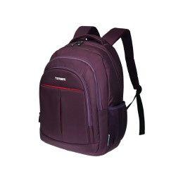 Рюкзак TORBER МЕГАПОЛИС с отделением для ноутбука 15", пурпурный, полиэстер, 46 х 32 x 13 см