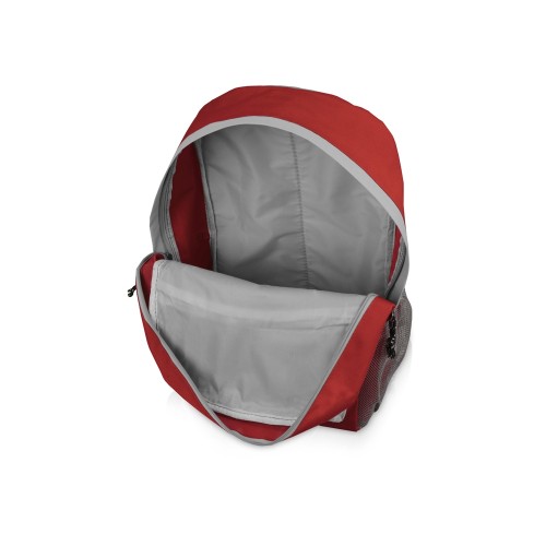 Рюкзак "Универсальный" (красная спинка, красные лямки), красный/серый