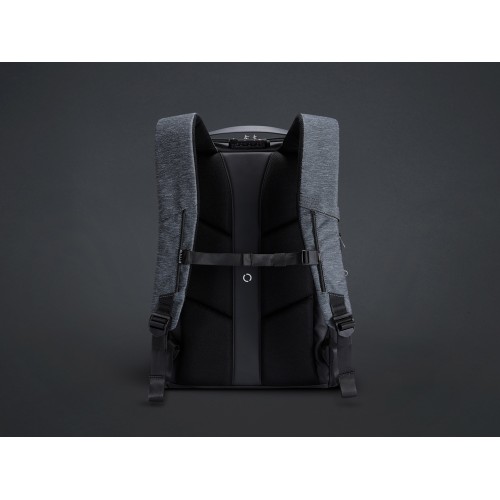 Антикражный рюкзак FlexPackPro для ноутбука 15.6", серый/черный