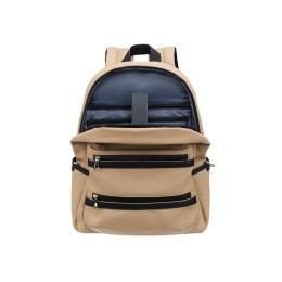 Рюкзак TORBER НОВА с отделением для ноутбука 14.1", бежевый, полиэстер, 31,5 х 12,5 х 39,5 см