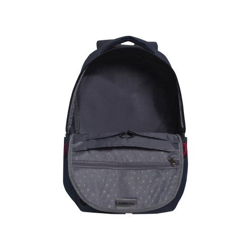 Рюкзак TORBER МЕГАПОЛИС 2.0 с отделением для ноутбука 15,6", синий, полиэстер меланж, 46 х 31 x 17см