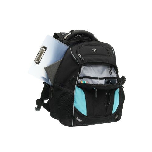 Рюкзак TORBER ПРОРЫВ с отделением для ноутбука 15", чёрный, полиэстер 900D, 34x22x46 см, 34л