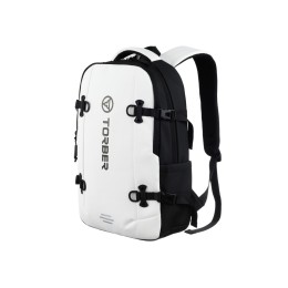 Рюкзак спортивный TORBER ЭКСТРИМ 18", белый/чёрный, 31 х 12 х 46 см, 17л