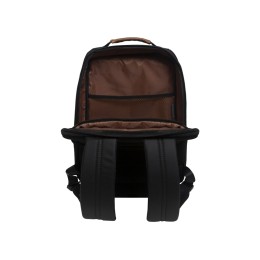 Рюкзак TORBER ВЕКТОР с отделением для ноутбука 15,6", черный, нейлон, 42 х 30 x 13 см