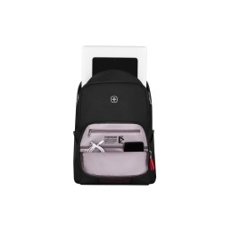 Рюкзак WENGER Motion 15.6", черный, нейлон, 31x17x42 см, 20 л