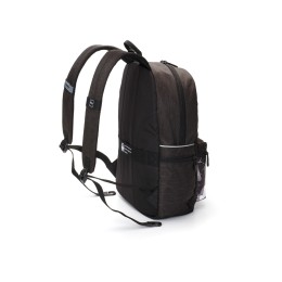 Рюкзак TORBER ГРАФФИТИ, серый с карманом черно-белого цвета, полиэстер, 44 х 31 х 18 см