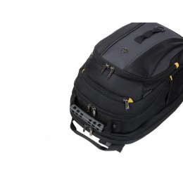 Рюкзак TORBER МЕГАПОЛИС с отделением для ноутбука 15.6", чёрный/серый, полиэстер, 37 х 17 х 45 см