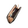 Кошелёк женский BUGATTI ЭЛЛА | ELLA, тёмно-коричневый, полиуретан, 19х2х10 см
