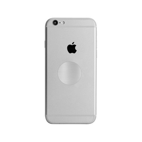 Магнитный держатель для телефона "Magpin mini", черный/стальной