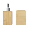 Набор из 3 аксессуаров из бамбука для ванной комнаты Hedon, natural