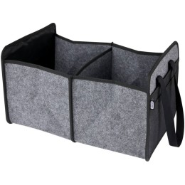 Складной органайзер для автомобиля Felta из фетра, переработанного по стандарту GRS, средне-серый