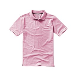 Calgary мужская рубашка-поло с коротким рукавом, light pink