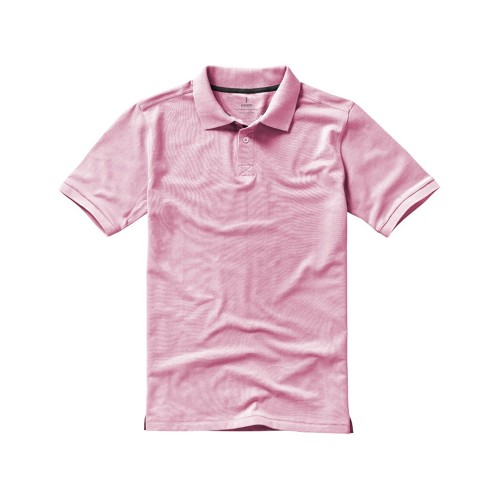 Calgary мужская рубашка-поло с коротким рукавом, light pink
