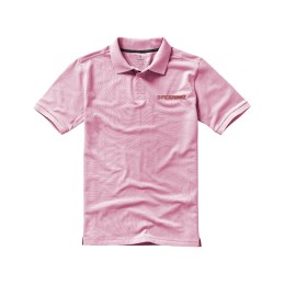 Calgary мужская рубашка-поло с коротким рукавом, light pink