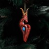 Елочные игрушки: Матрешка Царевна, Огненная коза, Белая береза, Коза, Подкова