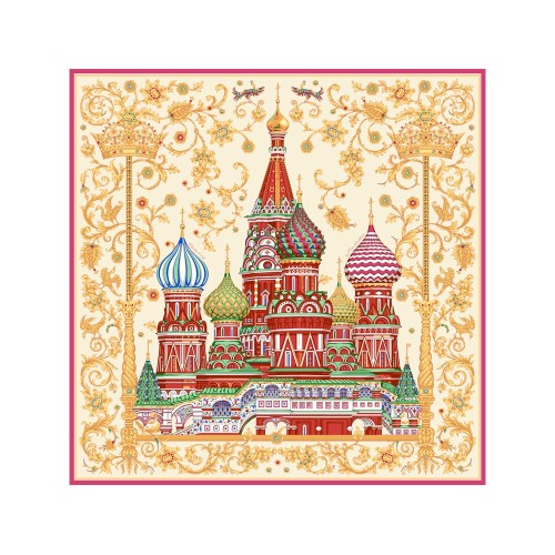 Платок "Собор Василия Блаженного"