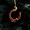 Елочные игрушки: Матрешка Царевна, Огненная коза, Белая береза, Коза, Подкова