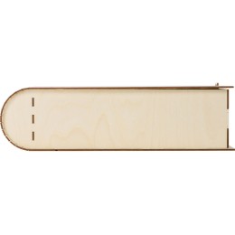 Набор бокалов для шампанского «За Россию» Chinelli в деревянной коробке