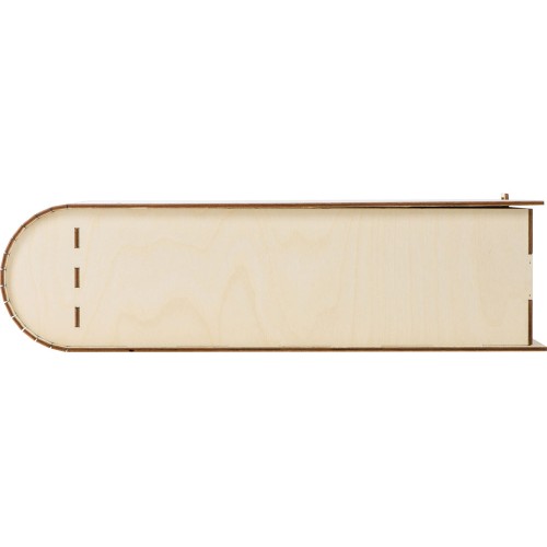 Набор бокалов для шампанского «За Россию» Chinelli в деревянной коробке