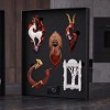 Елочные игрушки: Матрешка Царевна, Огненная коза, Белая береза, Коза, Подкова