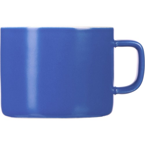 Чайная пара "Brighton" : блюдце овальное, чашка, коробка, синий