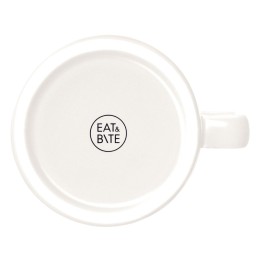 Чайная пара "Brighton" : блюдце овальное, чашка, коробка, белый