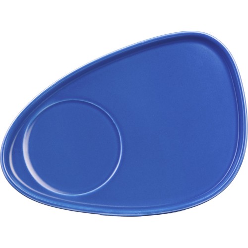 Чайная пара "Brighton" : блюдце овальное, чашка, коробка, синий