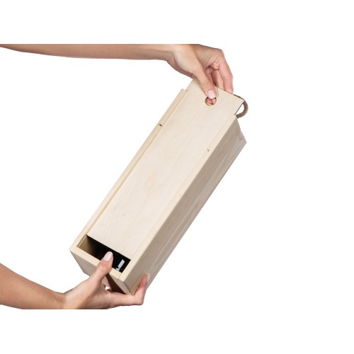 Подарочная коробка для алкоголя из массива дерева "Celebrate"