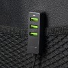 АЗУ 1 USB + 3 USB для пассажиров, QC 3.0, 7А, алюминий, графит, Deppa