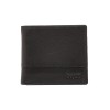 Портмоне BUGATTI АТЛАНТА | ATLANTA, чёрное, натуральная воловья кожа, 10,5х1х9 см