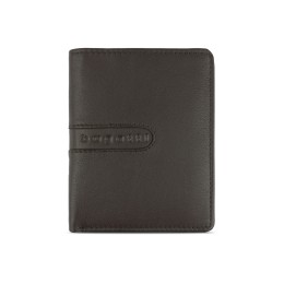 Портмоне BUGATTI ШЕДЕВР | BOMBA, с защитой данных RFID, коричневое, кожа козы/полиэстер, 10х2х12,5 см