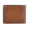 Портмоне BUGATTI ДОМ | DOMUS, с RFID защитой, коньячный цвет, натуральная воловья кожа, 12х1,5х9,2 см