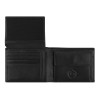 Портмоне BUGATTI НЕВИО | NEVIO, чёрный, воловья кожа/козья кожа/полиэстер, 12,5х2,5х9,3 см