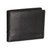 Портмоне BUGATTI АТЛАНТА | ATLANTA, чёрное, натуральная воловья кожа, 10,5х1х9 см