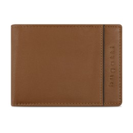 Портмоне BUGATTI БАНДА | BANDA, с защитой данных RFID, коньячного цвета, кожа козы/полиэстер, 12,5х2х9 см