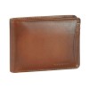 Портмоне BUGATTI ДОМ | DOMUS, с RFID защитой, коньячный цвет, натуральная воловья кожа, 12,5х2х9 см