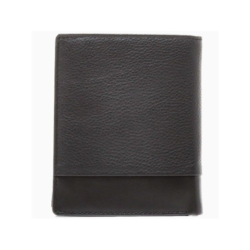 Портмоне BUGATTI АТЛАНТА | ATLANTA, чёрное, натуральная воловья кожа, 10,5х2х12,5 см