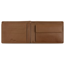 Портмоне BUGATTI БАНДА | BANDA, с защитой данных RFID, коньячного цвета, кожа козы/полиэстер, 12,5х2х9 см