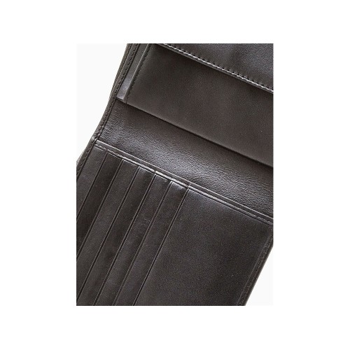 Портмоне BUGATTI АТЛАНТА | ATLANTA, чёрное, натуральная воловья кожа, 10,5х2х12,5 см