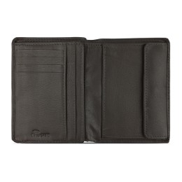 Портмоне BUGATTI ШЕДЕВР | BOMBA, с защитой данных RFID, коричневое, кожа козы/полиэстер, 10х2х12,5 см