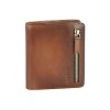 Портмоне BUGATTI ДОМ | DOMUS, с RFID защитой, коньячный цвет, натуральная воловья кожа, 10х2х12 см