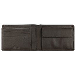 Портмоне BUGATTI БАНДА | BANDA, с защитой данных RFID, коричневое, кожа/полиэстер, 12,5х2х9 см