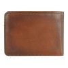Портмоне BUGATTI ДОМ | DOMUS, с RFID защитой, коньячный цвет, натуральная воловья кожа, 12,5х2х9 см
