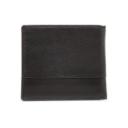 Портмоне BUGATTI АТЛАНТА | ATLANTA, чёрное, натуральная воловья кожа, 10,5х1х9 см